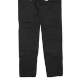 SAKUN CREW Womens Jeans Black Regular Straight Denim W32 L31 Stylish Logo
