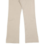 YES OR NO Womens Beige Slim Trousers W28 L28 Zip Closure Stylish Waist Detail