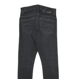 G-STAR Mens Black Slim Jeans Denim W28 L30 Classic Button Closure Casual Wear