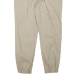 LEVI'S Mens Cotton Blend Beige Relaxed Tapered Trousers W36 L26 Casual Zip