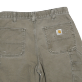 CARHARTT Mens Shorts Beige Casual Cotton Blend L W32 Durable Workwear
