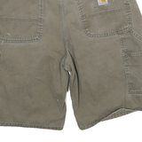 CARHARTT Mens Shorts Beige Casual Cotton Blend L W32 Durable Workwear