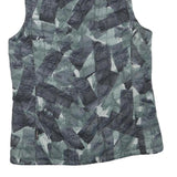 THE NORTH FACE Womens Grey & Black Quilted Gilet S Polyester Blend Outdoor Zip