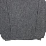 CALVIN KLEIN JEANS Mens Grey Plain Jumper V-Neck Basic Knit L Cotton Blend