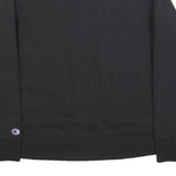 CHAMPION Womens Black Sweatshirt XL Cotton Blend Crew Neck Pullover Casual