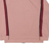 ADIDAS Womens Pink Burgundy&Black Track Jacket M Polyester Blend Zip