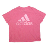 ADIDAS Womens Pink Modern T-Shirt M Short Sleeve Crew Neck Sportswear