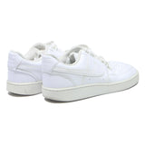 NIKE Court Vision Low Mens Leather White UK 7.5 Classic Streetwear Trainers