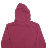 STARTER Mens Maroon Hoodie L Cotton Blend Pullover Classic Logo Hooded
