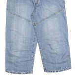 ARIZONA JEAN COMPANY Mens Denim Blue Casual Shorts M W32 Patchwork