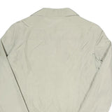 ZARA Womens Beige Lightweight Zip Jacket L Polyester Blend Plain Casual