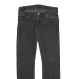 LEVI'S 504 Womens Relaxed Straight Denim Dark W30 L32 Classic Zip Jeans
