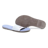 HAVAIANAS Slide Womens Sandals White Blue Synthetic UK 3 Summer Beach Wear