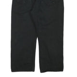 LEVI'S Mens Black Regular Straight Denim Medium W32 L23 Cotton Blend Zip Jeans