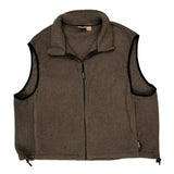 Woolrich Fleece Vest - 2XL Brown Polyester