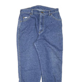 LEE Womens Relaxed Blue Denim Medium Wash Jeans W30 L26 Classic Style Zip