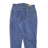 LEE Womens Relaxed Blue Denim Medium Wash Jeans W30 L26 Classic Style Zip