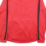 KAPPA Mens Red & Black Track Jacket L Polyester Zip Sportswear Activewear