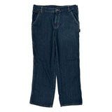 Faded Glory Carpenter Jeans - 32W 28L Blue Cotton