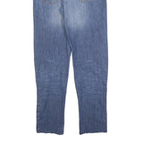 LEVI'S 527 Reg Bootcut Mens Blue Denim Medium W34 L30 Cotton Blend Zip Regular