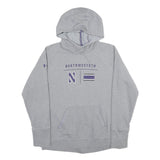UNDER ARMOUR Mens Grey Northwestern Pullover Hoodie S Athletic Casual