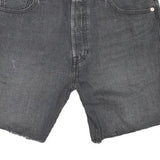 LEVI'S Mens Shorts Black Denim Cut-Off XL W34 Classic Casual Summer
