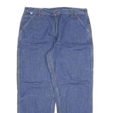 CARHARTT Mens Relaxed Blue Denim Jeans W40 L32 Workwear Durable Zip Fastening