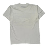 Oneita Single Stitch T-Shirt - XL White Cotton Blend