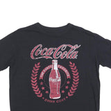 COCA COLA Womens Black Graphic T-Shirt M Short Sleeve Crew Neck Party Favourite