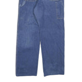 DICKIES Mens Regular Blue Denim Jeans W32 L28 Cotton Blend Zip Classic Workwear