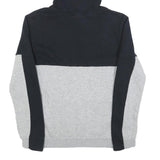 UMBRO Boys Black & Grey Cotton Blend Hoodie XL Colourblock Pullover Casual