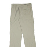 SCHOFFEL Womens Regular Beige Polyester Blend Trousers W28 L30 Outdoor Zip Cargo