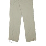 SCHOFFEL Womens Regular Beige Polyester Blend Trousers W28 L30 Outdoor Zip Cargo