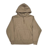 Reverse Weave Champion Hoodie - Large Beige Cotton
