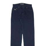 ENRICO COVERI Mens Regular Fit Blue Denim Jeans W28 L32 Classic Cotton Blend Zip