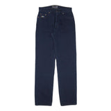 ENRICO COVERI Mens Regular Fit Blue Denim Jeans W28 L32 Classic Cotton Blend Zip