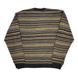 Tricot St Raphael Striped Sweater - Large Multicoloured Merino Wool