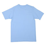 CHAMPION Mens Blue Graphic T-Shirt L Short Sleeve Crew Neck Logo