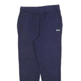 FILA Mens Joggers Blue M W30 L28 Slim Tapered Cotton Blend Casual Style