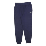 FILA Mens Joggers Blue M W30 L28 Slim Tapered Cotton Blend Casual Style