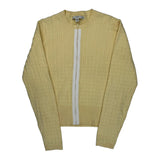 Tommy Hilfiger Cardigan - XL Yellow Cotton