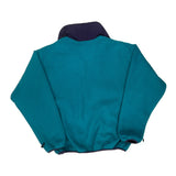 Made In USA Columbia Fleece Jacket - Large Blue Polyester