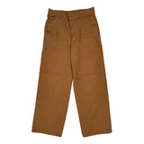 Age 12 Carhartt Double Knee Carpenter Pants - Largew 30L Brown Cotton