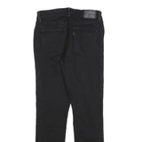 LEVI'S Womens Slim Black Jeans Denim W29 L30 Stylish Zip Cotton Blend