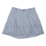GAP Womens Blue Floral Mini Cotton Blend Skirt UK 6 Lightweight Comfortable