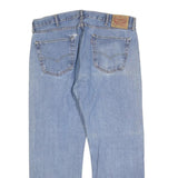 LEVI'S 505 Mens Jeans Blue Regular Straight Denim Medium W38 L29 Classic Fit Zip