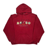 Walt Disney World Disney Graphic Hoodie - 2XL Red Cotton