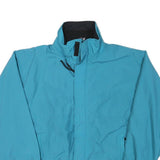 WESTERN CONCEPTS Mens Blue Jacket XL Polyester Blend Zip Casual Plain Light