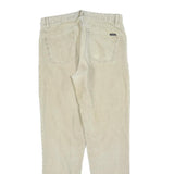 CALVIN KLEIN Mens Cotton Blend Beige Slim Straight Trousers W31 L32 Casual Wear