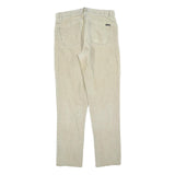 CALVIN KLEIN Mens Cotton Blend Beige Slim Straight Trousers W31 L32 Casual Wear